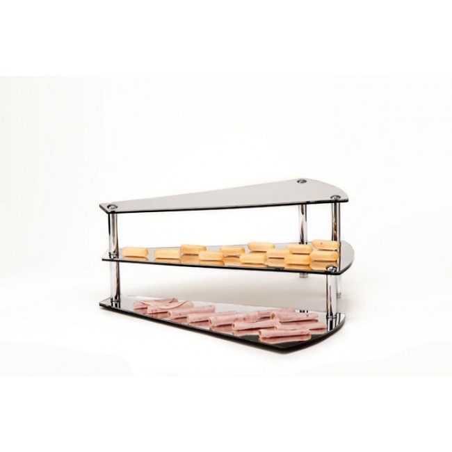 ZCP 217 AYNALI TEŞHİR STANDI / KAPTAN 60 X 56 X H: 24 CM