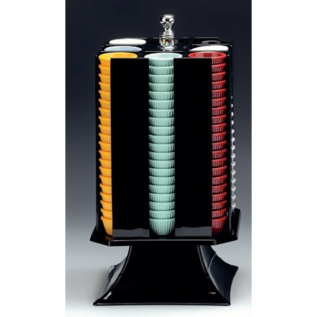 ZCP 477 ABS DÖNER SOSLUK REÇELLİK STANDI (K 2011 MODEL 160 ADET SOSLUK ALMAKTADIR) 20 X 20 X H:42 CM