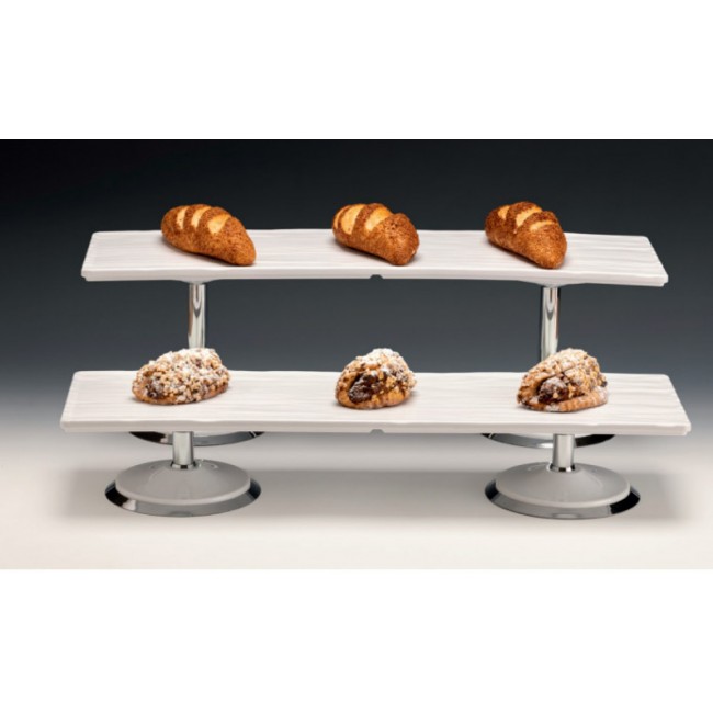 ZCP 826 MELAMİN TEPSİLİ TEŞHİR STANDI 65 X 19 H: 21 CM