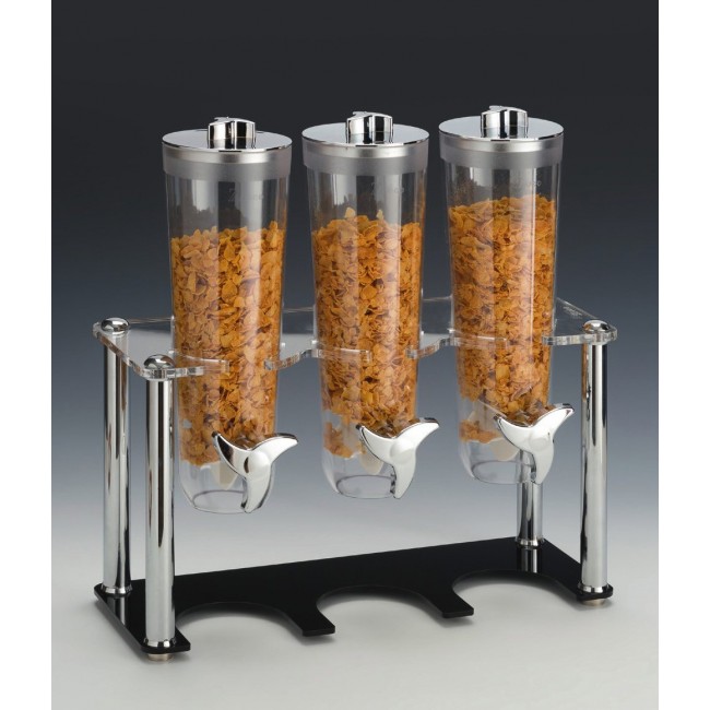 ZCP 774 3 LÜ STANDLI CORNFLEKS ALETİ 44 X 17 X H: 43 CM
