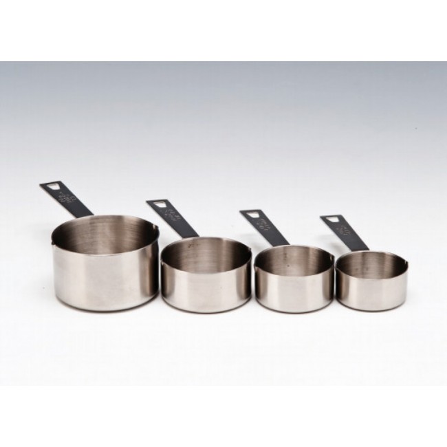 H 725 ÇELİK SIVI ÖLÇEK / 4’LÜ 250 ML, 125 ML, 80 ML, 60 ML