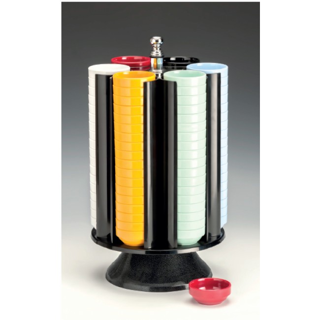 ZCP 097 ABS DÖNER SOSLUK REÇELLİK STANDI (K 5000 MODEL 108 ADET SOSLUK ALMAKTADIR ) Ø 30 X H: 46 CM
