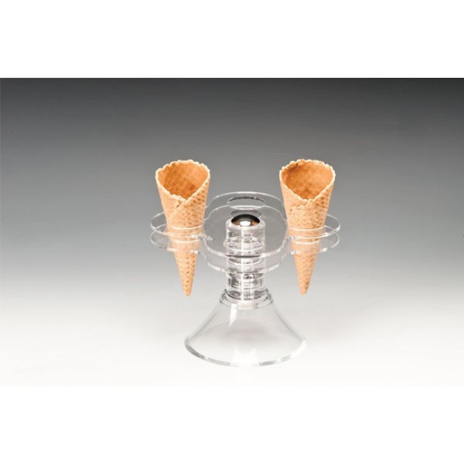 ZCP 432 AKRİLİK DONDURMA SERVİS STANDI 13,5 X 13,5 X H: 11,5 CM