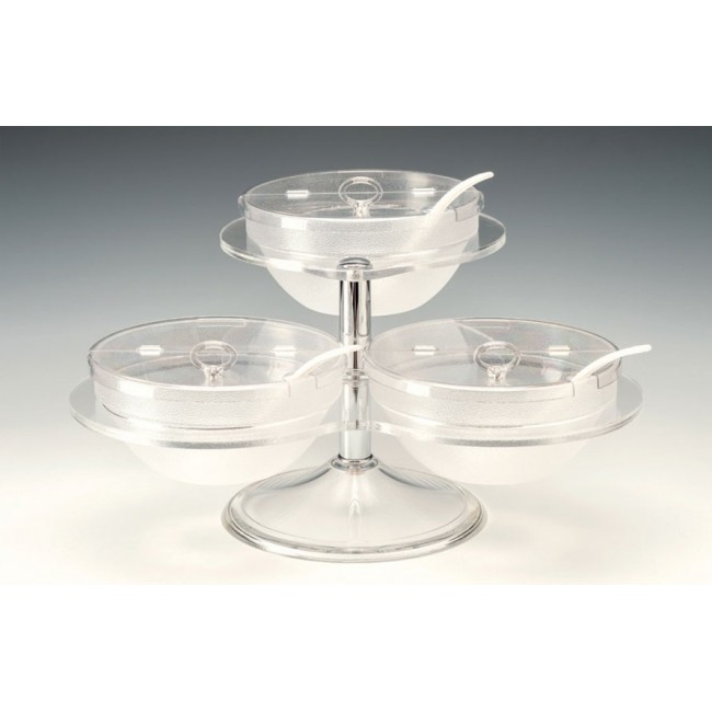 ZCP 730 POLYCARBONAT KASELİ TEŞHİR STANDI 54 X 50 X H: 30 CM