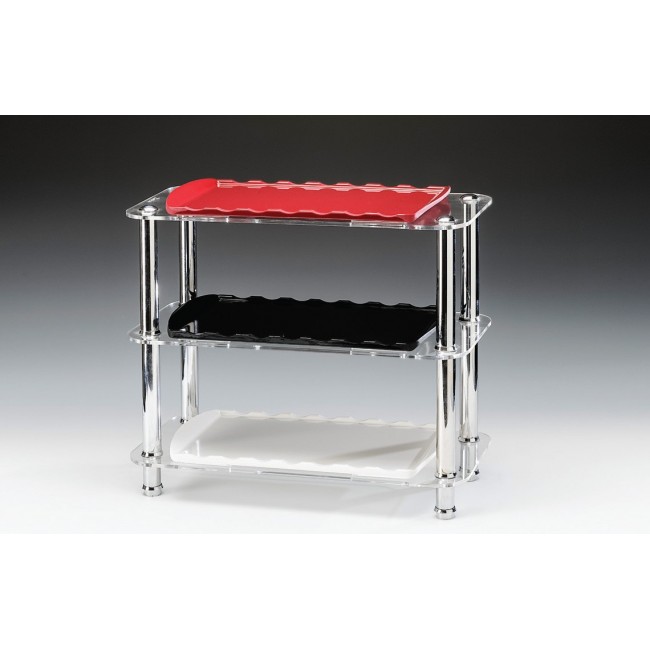 ZCP 572 MELAMİN TEPSİLİ TEŞHİR STANDI 22 X 43,5 X H: 38 CM