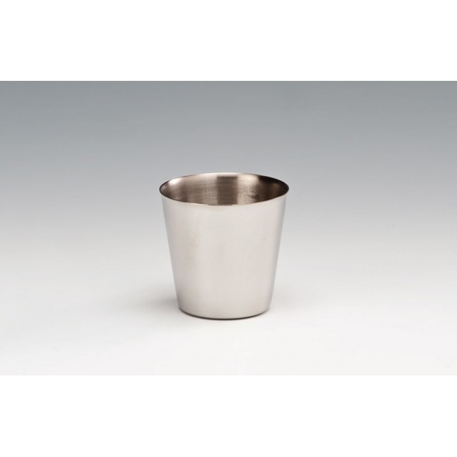 ZKK 03 ÇELİK KREM KARAMEL KABI / 304 - 18/10 Ø 6,5X H:6 CM