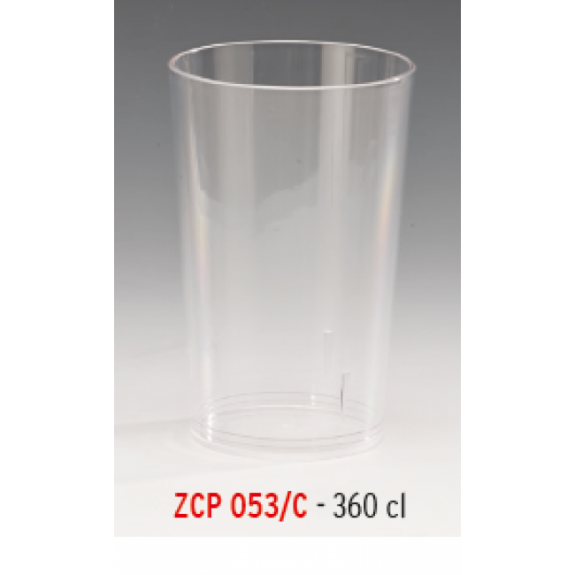 ZCP 053-C POLCARBONAT ŞEFFAF BARDAK 360 CL
