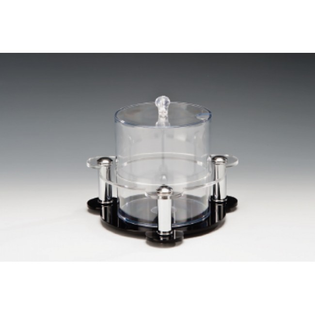 ZCP 130-M POLYCARBONAT SOSLUK REÇELLİK STANDI / 2.1 LİTRE 25 X 25 X H: 18 CM