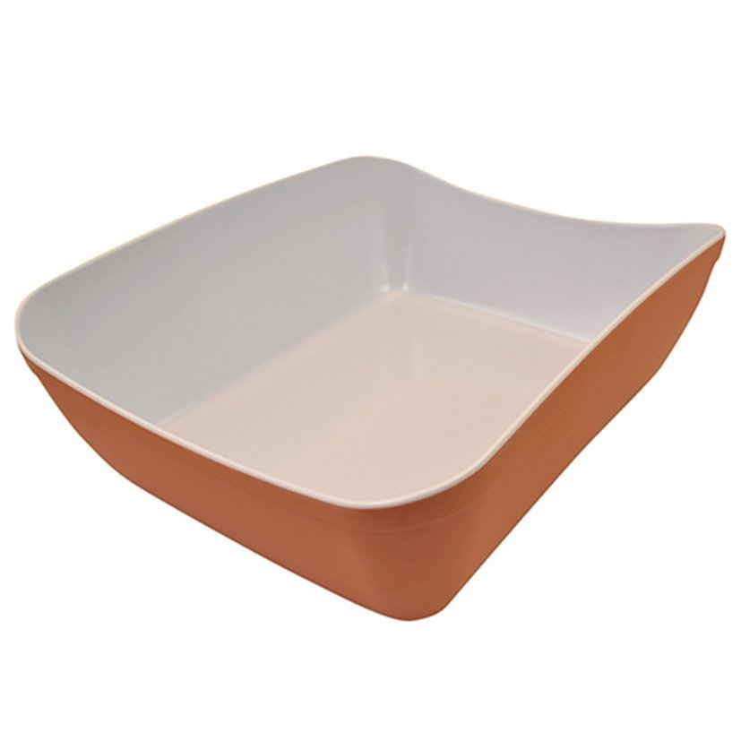 Melamin Terracotta Açık Büfe Tepsi GN 1/2