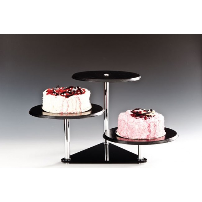 ZCP 045/P (3) POLYCARBONAT TEŞHİR STANDI Ø 30 X H: 15, 25, 35 CM