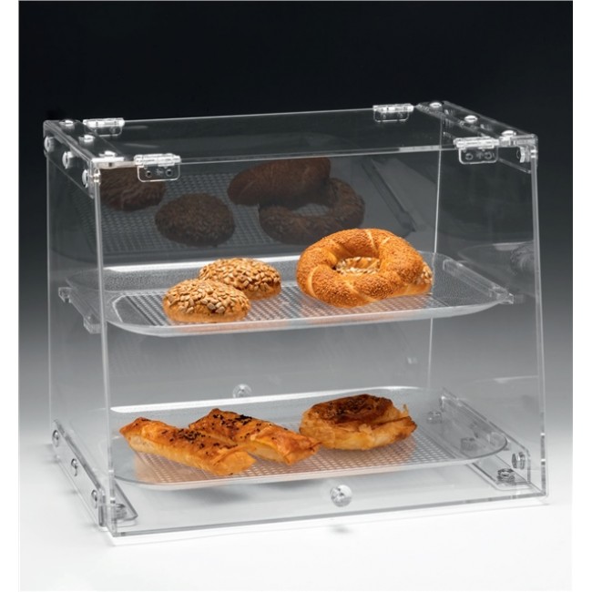 ZCP 106 / P POLYCARBONAT TEPSİLİ TEŞHİR STANDI 40 X 36 CM