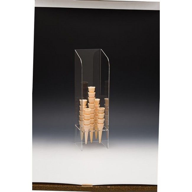 ZCP 595 AKRİLİK DONDURMA KÜLAHLIK 14X14XH:49 CM