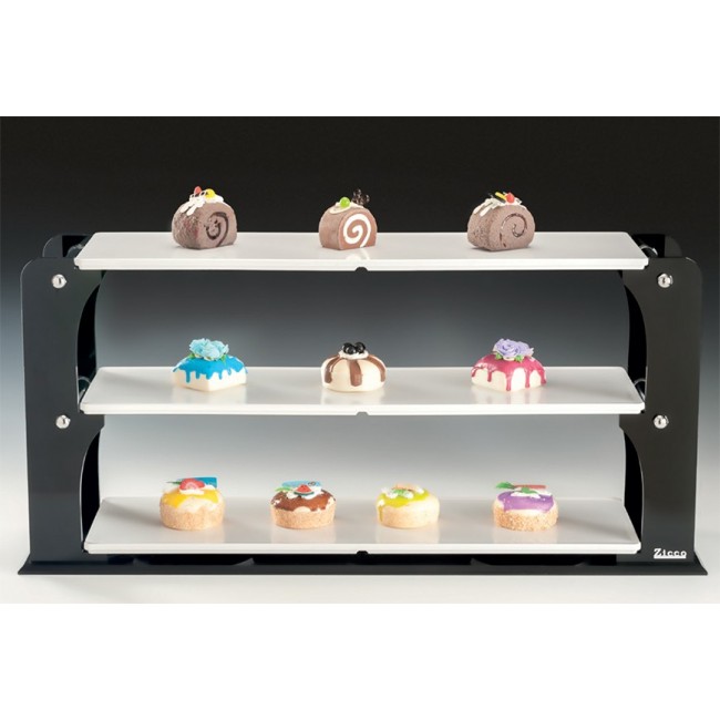 ZCP 744 MELAMİN TEPSİLİ TEŞHİR STANDI 20 X 80 X H: 37 CM