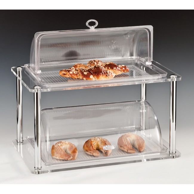 ZCP 272 TEŞHİR STANDI / KÜÇÜK (AKRİLİK STANDLI, KOMPLE PC MUHAFAZA KABLI) 32 X 52 X H: 46 CM