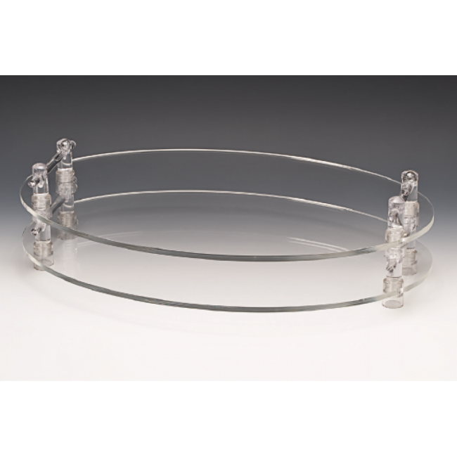 ZCP 583 AKRİLİK TEŞHİR STANDI / OVAL 60 X 40 CM