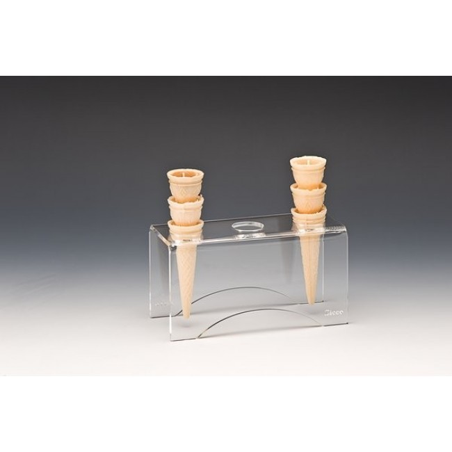 ZCP 606 AKRİLİK DONDURMA SERVİS STANDI 20,5X8,5XH:10 CM