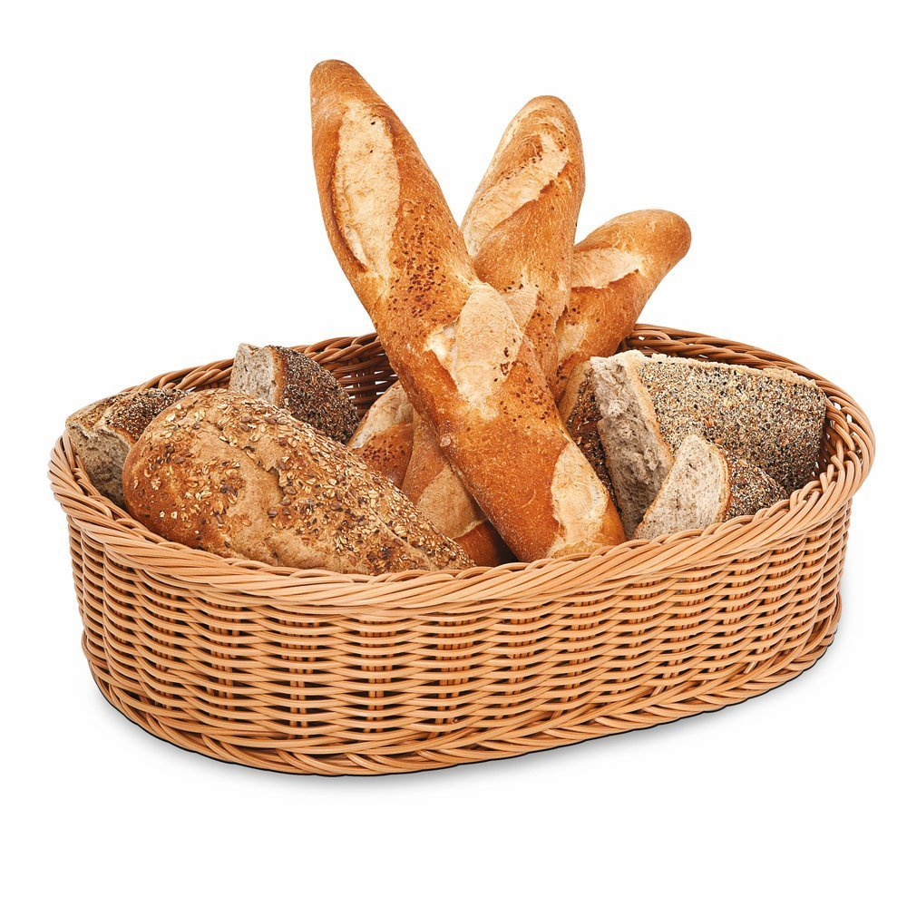 Rattan Büyük Oval Ekmek Sepeti 72,5 cm