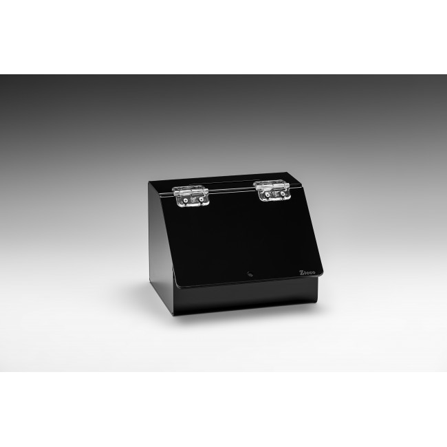 ZCP 355-3 AKRİLİK BAHŞİŞ KUTUSU SİYAH 14,5*20*H14,5 CM
