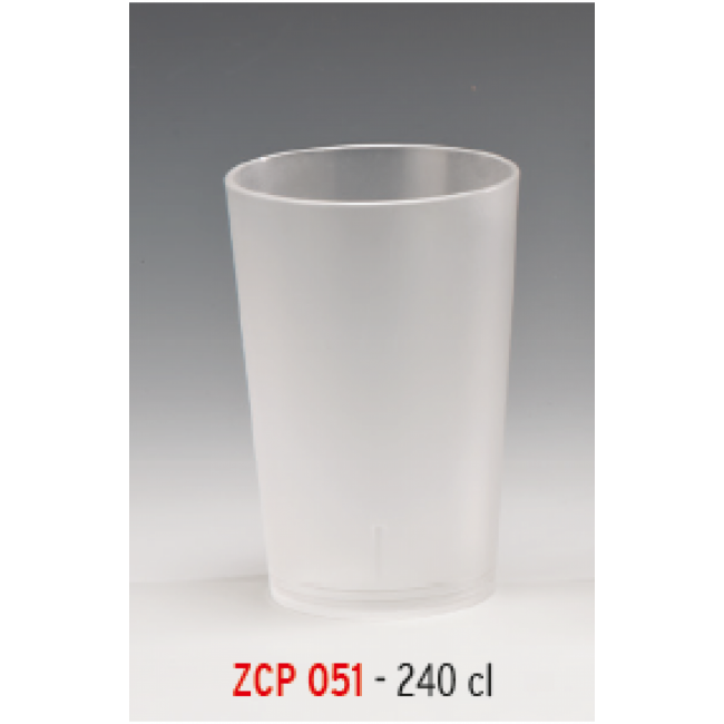 ZCP 051 POLCARBONAT KUMLU BARDAK 240 CL