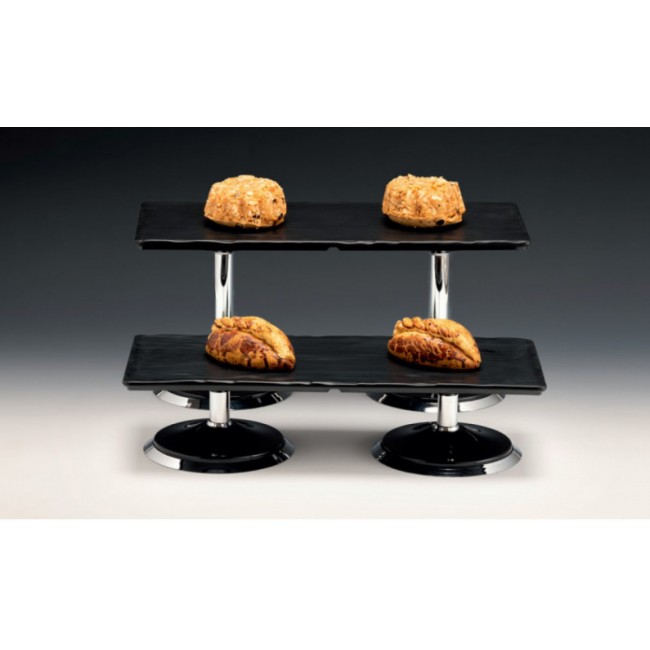 ZCP 825 MELAMİN TEPSİLİ TEŞHİR STANDI 45 X 19 H: 21 CM