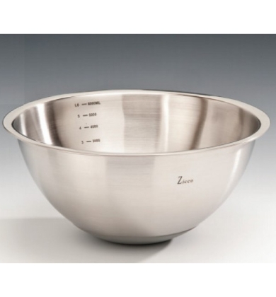 ZKC 580-6 ÇELİK KARIŞTIRMA KABI 6 LT (SİLİKON ALTLI) Ø 33 X H: 15 CM