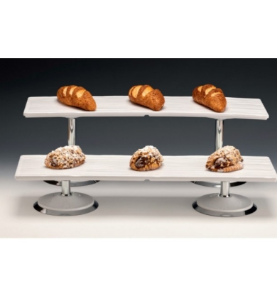 ZCP 826 MELAMİN TEPSİLİ TEŞHİR STANDI 65 X 19 H: 21 CM