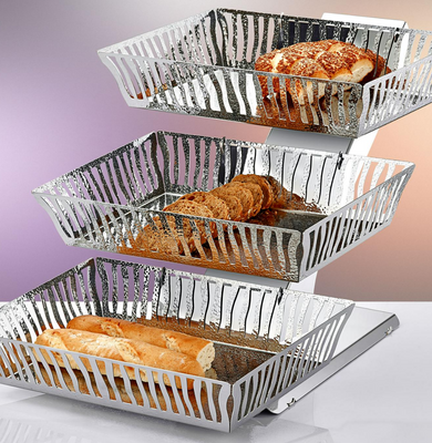 SEA EKMEK STANDI 3 SEPETLİ SATİNE