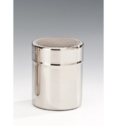 04-2032-C ÇELİK PUDRA ŞEKERİ SERPİCİ / TELLİ Ø 7 X H: 9 CM