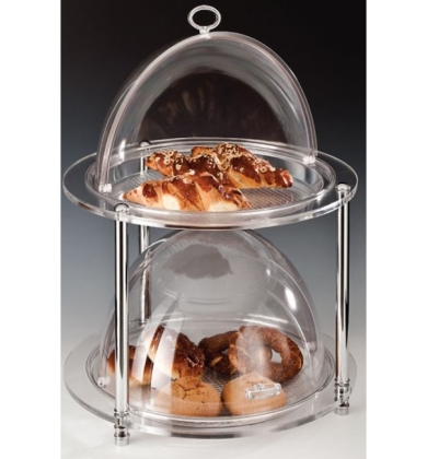 ZCP 185 POLYCARBONAT FANUSLU TEŞHİR STANDI / BÜYÜK 49,5 X H: 54 CM