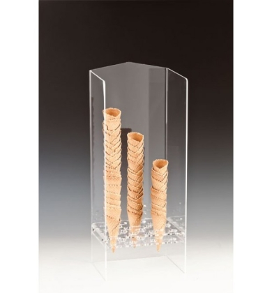 ZCP 021 AKRİLİK DONDURMA KÜLAHLIK 20 X 24 X H: 58 CM