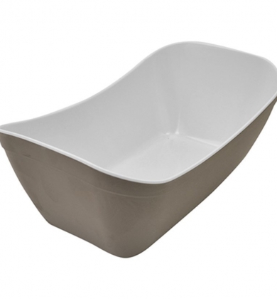 Melamin Açık Büfe Tepsi - Stone GN 1/4