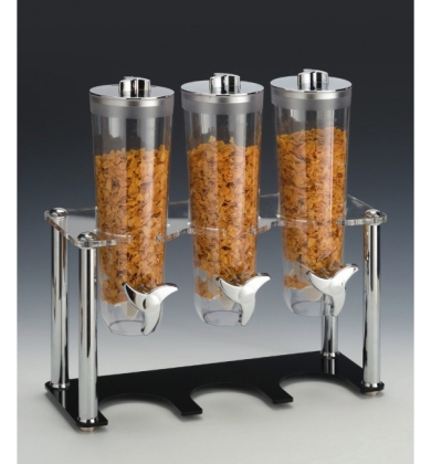 ZCP 774 3 LÜ STANDLI CORNFLEKS ALETİ 44 X 17 X H: 43 CM