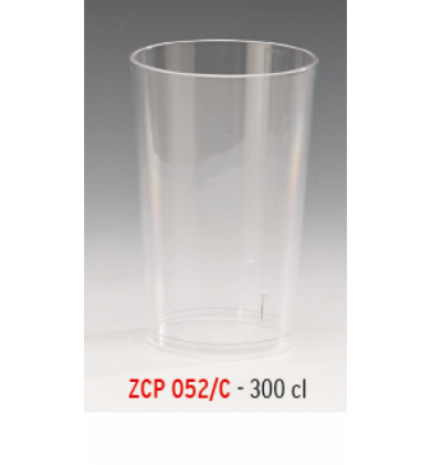 ZCP 052-C POLCARBONAT ŞEFFAF BARDAK 300 CL