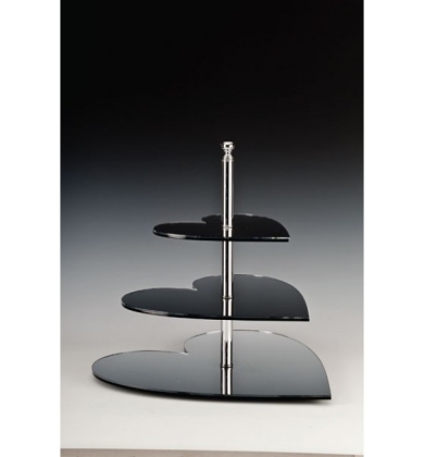 ZCP 117 AYNALI TEŞHİR STANDI / KALP Ø 20, 30, 40 X H: 45 CM