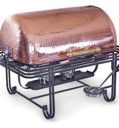 Bakır 1/1 Roll Top Chafing Dish