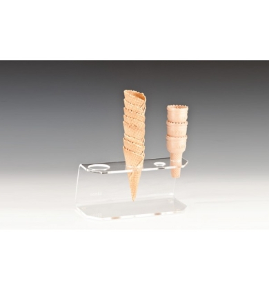 ZCP 258 AKRİLİK DONDURMA KÜLAHLIK 23 X 12 X H: 10,5 CM