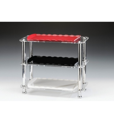 ZCP 572 MELAMİN TEPSİLİ TEŞHİR STANDI 22 X 43,5 X H: 38 CM
