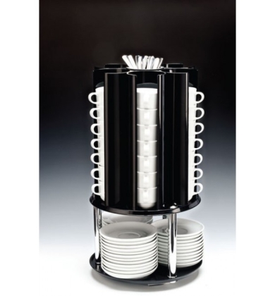 ZCP 362 ABS DÖNER FİNCAN, TABAK, KAŞIK STANDI Ø 30 X H: 55 CM