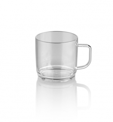 Kırılmaz Çay Kahve Kupası - Şeffaf 300 ml