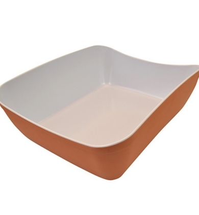 Melamin Terracotta Açık Büfe Tepsi GN 1/2
