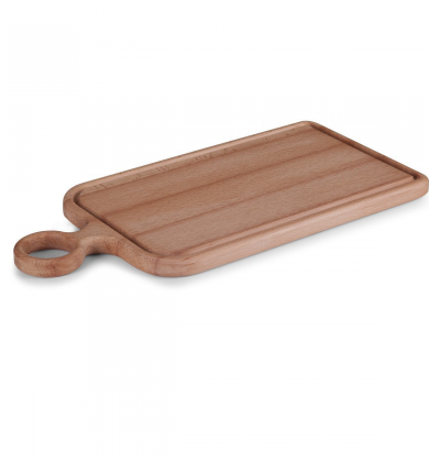 Saplı Steak Tahtası - Kayın 25x47 cm