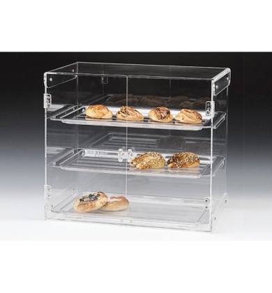 ZCP 429 POLYCARBONAT TEPSİLİ TEŞHİR STANDI 57 X 38 X H:50 CM
