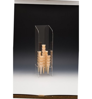ZCP 595 AKRİLİK DONDURMA KÜLAHLIK 14X14XH:49 CM