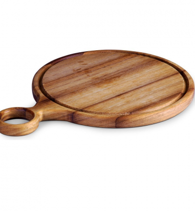 Saplı Pizza Tahtası - Ireko 28 cm