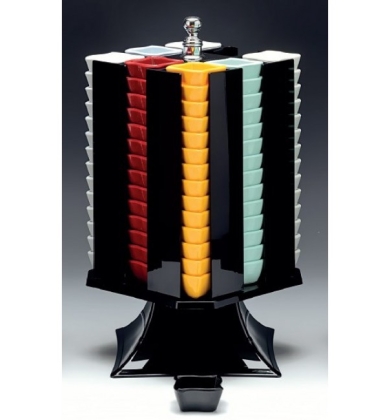 ZCP 477 ABS DÖNER SOSLUK REÇELLİK STANDI (K 2080 MODEL 136 ADET SOSLUK ALMAKTADIR) 20 X 20 X H:42 CM