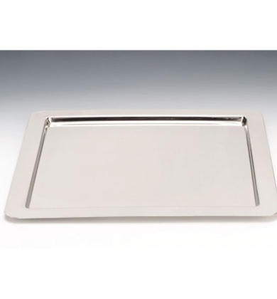 ZCP 078 ÇELİK TEŞHİR TEPSİ 18/10 (304 KALİTE) 46 X 46 CM