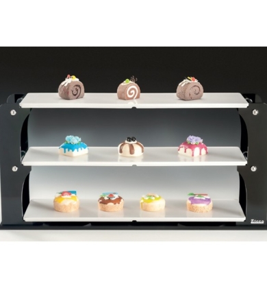 ZCP 744 MELAMİN TEPSİLİ TEŞHİR STANDI 20 X 80 X H: 37 CM