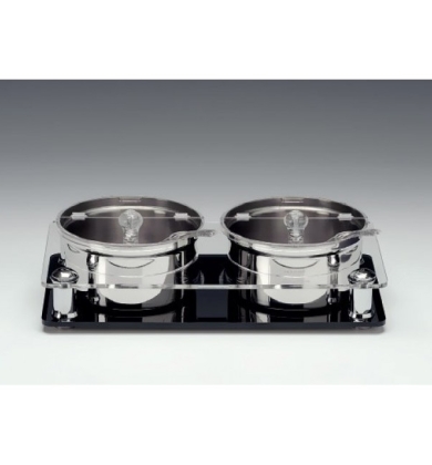 ZCP 666 ÇELİK KASELİ POLİKARBONAT KAPAKLI SOSLUK REÇELLİK STANDI 17,5 X 33,5 X H:8,5 CM