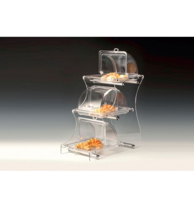 ZCP 728 TEŞHİR STANDI GN 1/2 (AKRİLİK STANDLI, KOMPLE PC MUHAFAZA KABLI) 30 X 58 X H: 72 CM