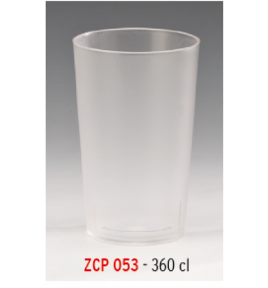ZCP 053 POLCARBONAT KUMLU BARDAK 360 CL